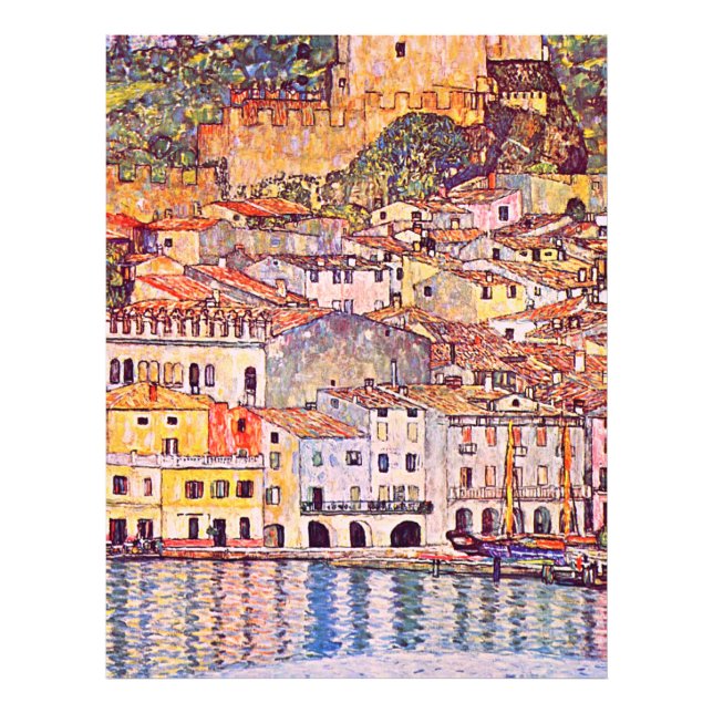 Gustav Klimt . Malcesine am Gardasee painting  Photo Print (Front)