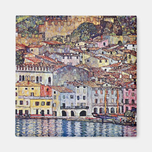 Gustav Klimt - Malcesine at Lake Garda Italy Magnet