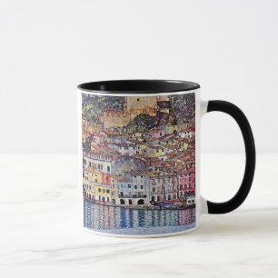 Gustav Klimt - Malcesine at Lake Garda Italy Mug