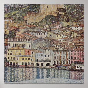 Gustav Klimt - Malcesine (Lake Garda, Italy) Print