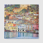 Gustav Klimt Malcesine on Lake Garda Magnet<br><div class="desc">Malcesine on Lake Garda painted by Gustav Klimt in 1913.</div>