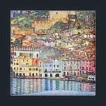 Gustav Klimt Malcesine on Lake Garda Magnet<br><div class="desc">Malcesine on Lake Garda painted by Gustav Klimt in 1913.</div>