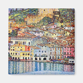 Gustav Klimt Malcesine on Lake Garda Magnet