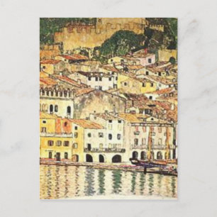 Gustav Klimt - Malcesine on Lake Garda Postcard