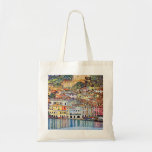 Gustav Klimt Malcesine on Lake Garda Tote Bag<br><div class="desc">Malcesine on Lake Garda painted by Gustav Klimt in 1913.</div>