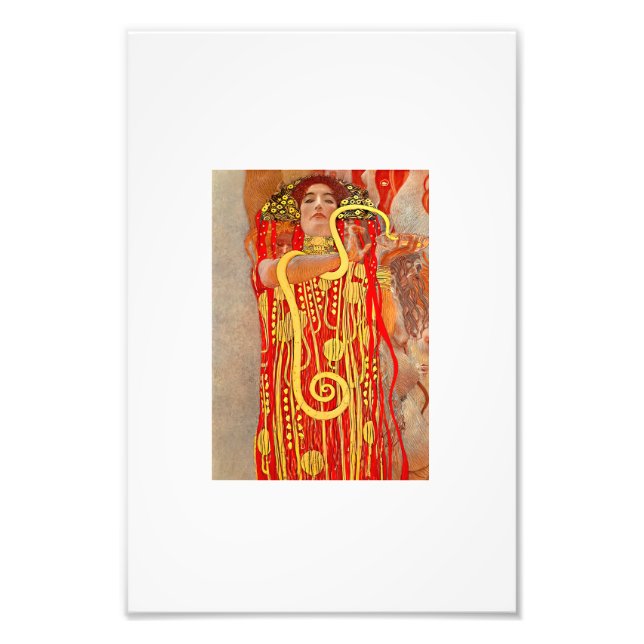 Gustav Klimt medicina Photo Print (Front)