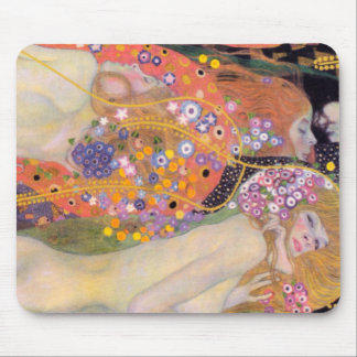 Gustav Klimt Mermaids Mouse Mat