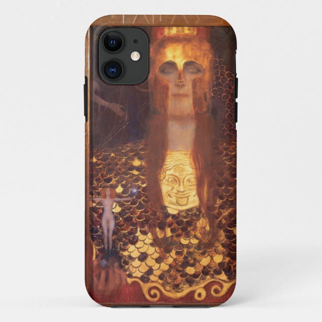 Gustav Klimt Minerva Pallas Athena Case-Mate iPhone Case (Back)