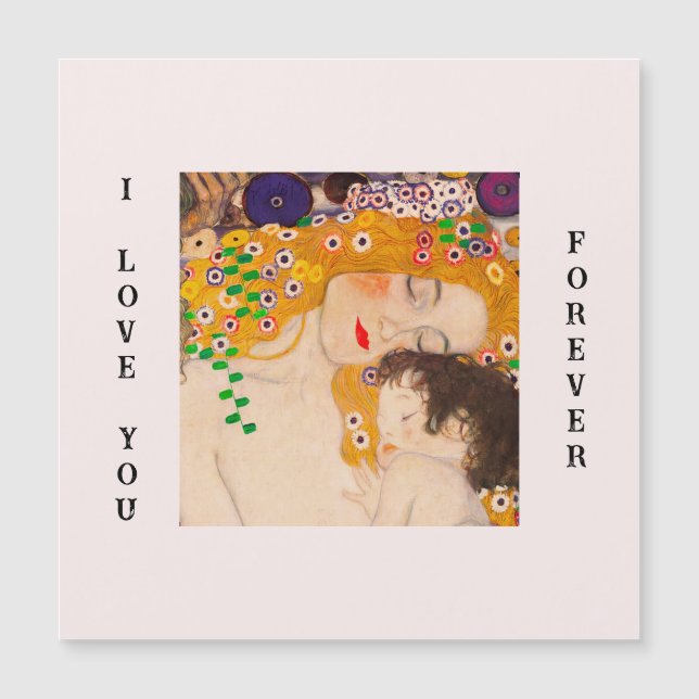 Gustav Klimt - Mother and Child  (Front)