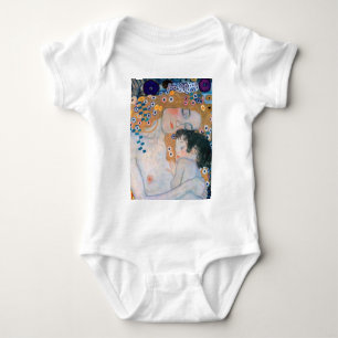 Gustav Klimt - Mother and Child Baby Bodysuit