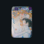 Gustav Klimt - Mother and Child Bath Mat<br><div class="desc">Mother and Child (detail of Three Ages of Woman) - Gustav Klimt,  Oil on Canvas,  1905</div>