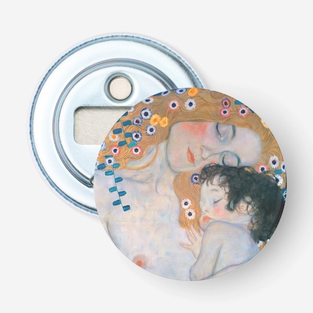 Gustav Klimt - Mother and Child Bottle Opener (Front)