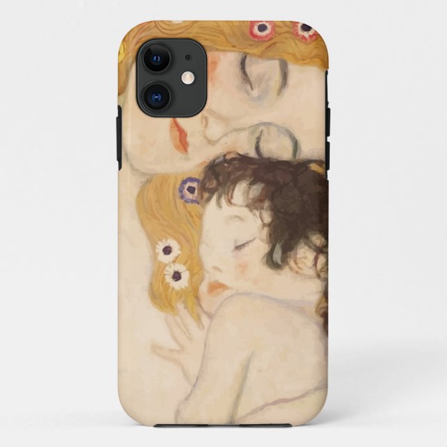 Gustav Klimt Mother And Child Case-Mate iPhone Case (Back)