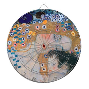 Gustav Klimt - Mother and Child Dartboard