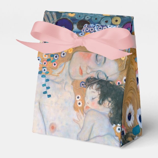 Gustav Klimt - Mother and Child Favour Box (Front Side)
