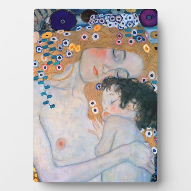 Gustav Klimt - Mother and Child Plaque (Front)