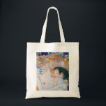 Gustav Klimt - Mother and Child Tote Bag<br><div class="desc">Mother and Child (detail of Three Ages of Woman) - Gustav Klimt,  Oil on Canvas,  1905</div>