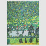 Gustav Klimt - Mountain Slope at Unterach Tissue Paper<br><div class="desc">Mountain Slope at Unterach / Slope in a Forest on Attersee Lake - Gustav Klimt,  Oil on Canvas,  1916</div>