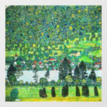 Gustav Klimt - Mountain Slope at Unterach Window Cling<br><div class="desc">Mountain Slope at Unterach / Slope in a Forest on Attersee Lake - Gustav Klimt,  Oil on Canvas,  1916</div>