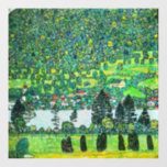 Gustav Klimt - Mountain Slope at Unterach Window Cling<br><div class="desc">Mountain Slope at Unterach / Slope in a Forest on Attersee Lake - Gustav Klimt,  Oil on Canvas,  1916</div>