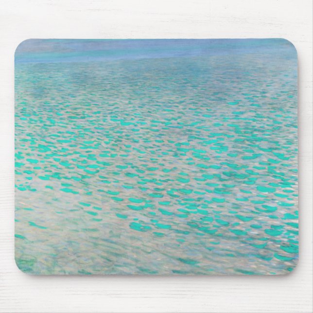 Gustav Klimt - On Lake Attersee Mouse Mat (Front)