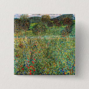 Gustav Klimt - Orchard 15 Cm Square Badge