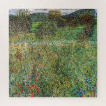 Gustav Klimt - Orchard Jigsaw Puzzle<br><div class="desc">Orchard / Blooming Field / Field of Flowers - Gustav Klimt,  Oil on Canvas,  1907</div>