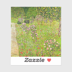 Gustav Klimt Orchard with Roses
