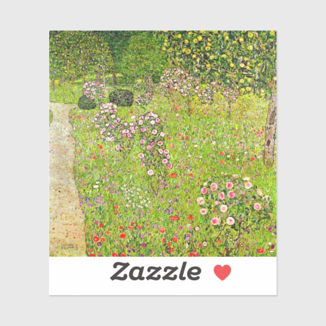 Gustav Klimt Orchard with Roses (Sheet)
