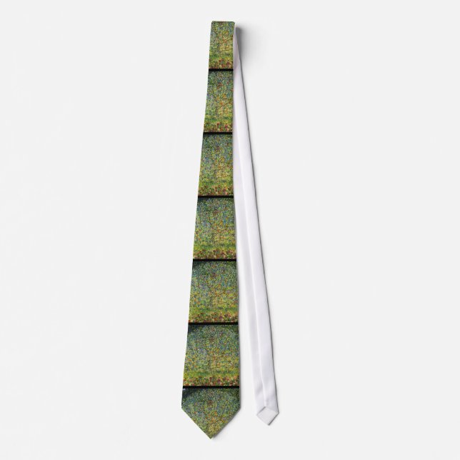 Gustav Klimt painting art nouveau The Apple Tree Tie (Front)