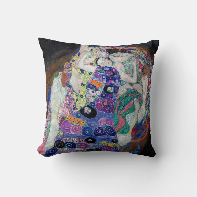 Gustav Klimt Painting The Virgin Cushion (Front)