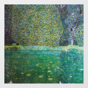 Gustav Klimt - Park of Schloss Kammer am Attersee Window Cling