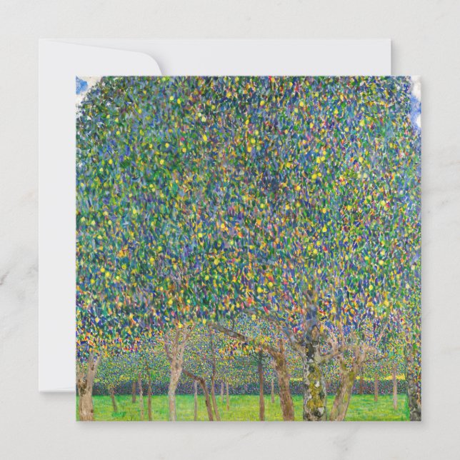 Gustav Klimt - Pear Tree Invitation (Front)