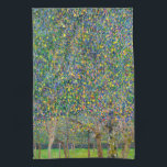 Gustav Klimt - Pear Tree Tea Towel<br><div class="desc">Pear Tree - Gustav Klimt,  Oil on Canvas,  1903</div>