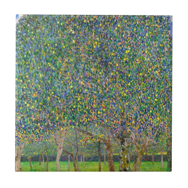 Gustav Klimt - Pear Tree Tile (Front)
