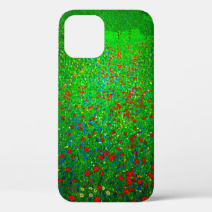 Gustav Klimt Poppy Field iPhone 12 Case