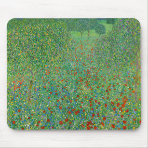 Gustav Klimt - Poppy Field Mouse Mat