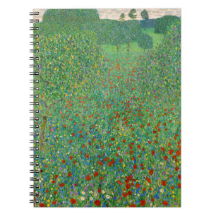 Gustav Klimt - Poppy Field Notebook