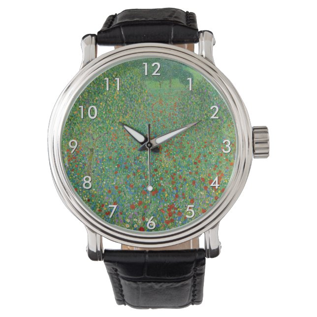 Gustav Klimt - Poppy Field Watch (Front)