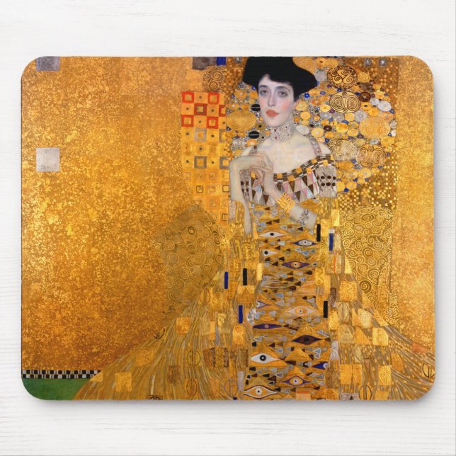 Gustav Klimt Portrait Mouse Mat (Front)