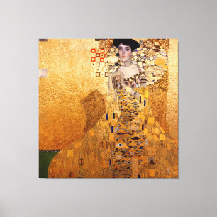 Gustav Klimt portrait of Adel Bloch Bauer 1907 Canvas Print