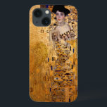 Gustav Klimt portrait of Adel Bloch Bauer 1907 iPhone 13 Case<br><div class="desc">Gustav Klimt portrait of Adel Bloch Bauer 1907 painting.  Digitally enhanced by PixDezines with faux gold texture background.</div>
