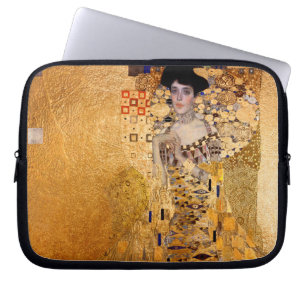 Gustav Klimt portrait of Adel Bloch Bauer 1907 Laptop Sleeve