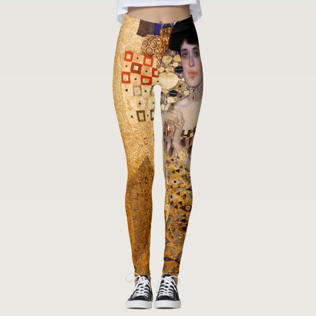 Gustav Klimt portrait of Adel Bloch Bauer 1907 Leggings (Front)