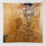 Gustav Klimt portrait of Adel Bloch Bauer 1907 Trinket Trays<br><div class="desc">Gustav Klimt portrait of Adel Bloch Bauer 1907 painting.  Digitally enhanced by PixDezines with faux gold texture background.</div>
