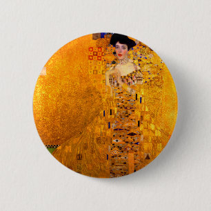 Gustav Klimt Portrait of Adele Bloch Bauer 6 Cm Round Badge