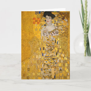 Gustav Klimt - Portrait of Adele Bloch-Bauer I Card