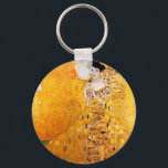 Gustav Klimt Portrait of Adele Bloch-Bauer I Key Ring<br><div class="desc">Gustav Klimt Portrait of Adele Bloch-Bauer I Keychain</div>