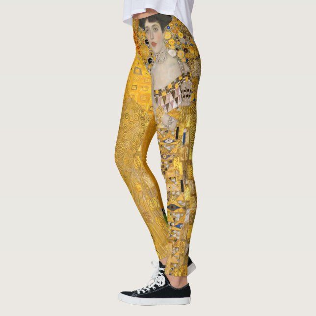 Gustav Klimt - Portrait of Adele Bloch-Bauer I Leggings (Left)