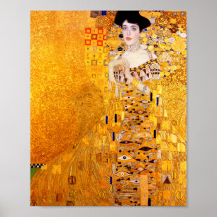 Gustav Klimt Portrait of Adele Bloch-Bauer I Poster